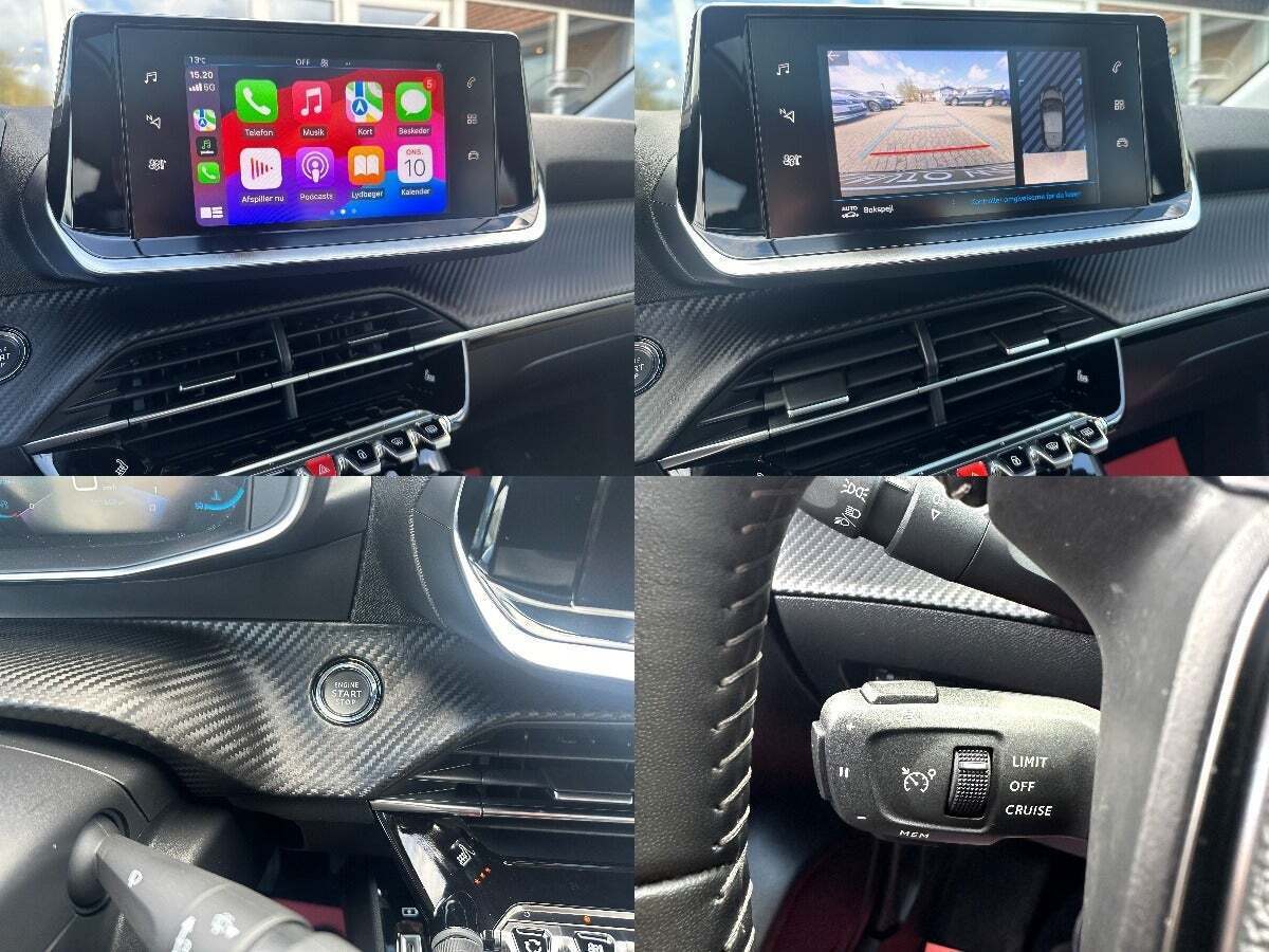 Grå Peugeot 208 fra 2020