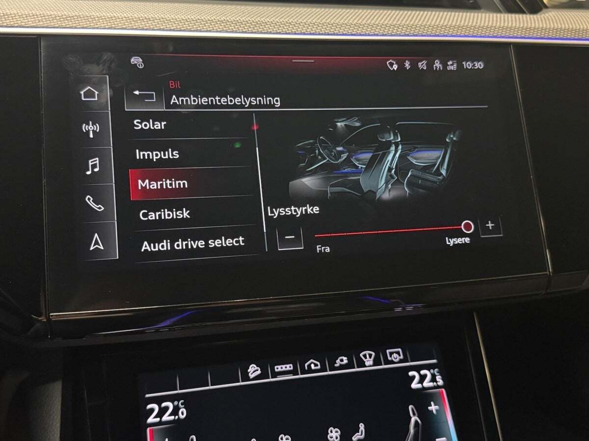 Sort Audi e-tron fra 2022