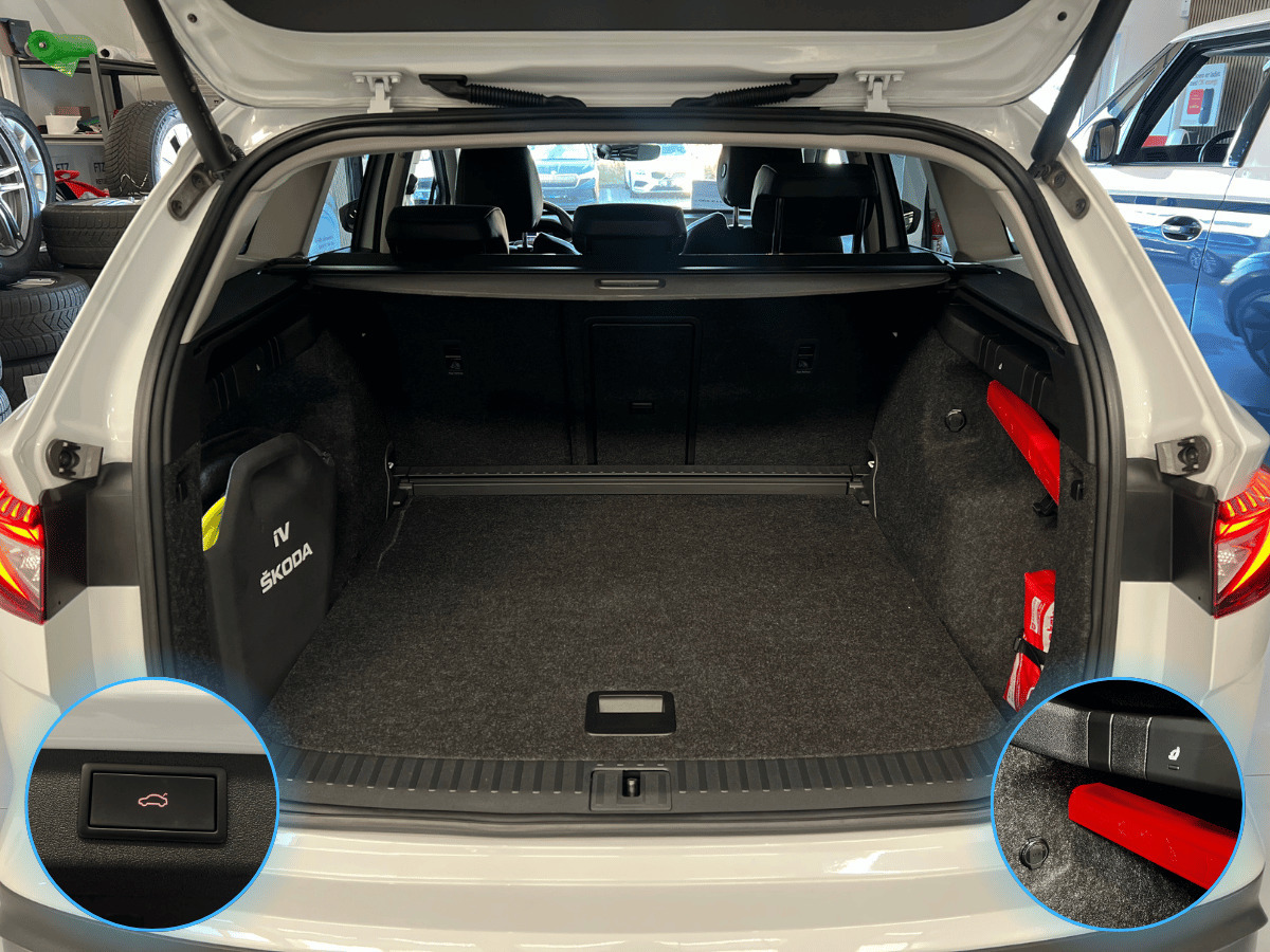 Hvid Skoda Enyaq fra 2022