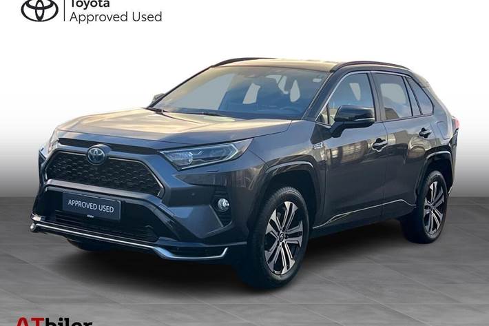 Sort Toyota RAV4 Plug-in fra 2021 set udefra