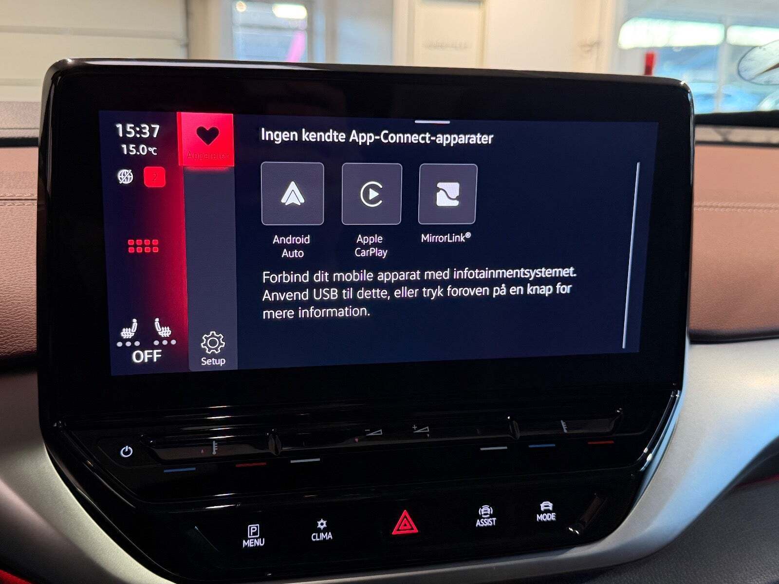 Blå VW ID.4 fra 2023