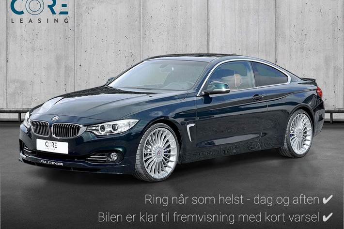Grøn Alpina B4 fra 2016 set udefra