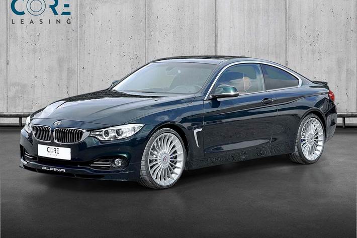 Grøn Alpina B4 fra 2016 set udefra