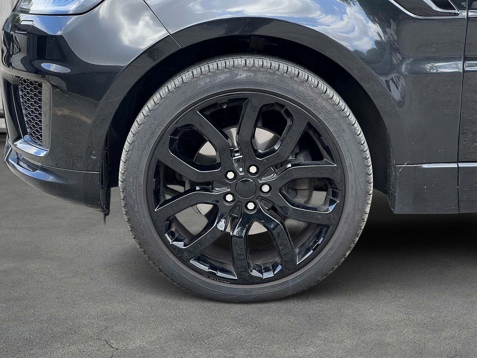 Sort Land Rover Range Rover sport fra 2018