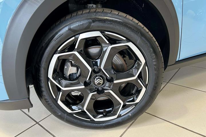 Blå Citroën ë-C3 fra 2025