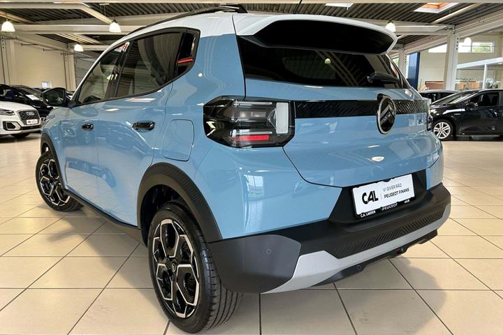 Blå Citroën ë-C3 fra 2025