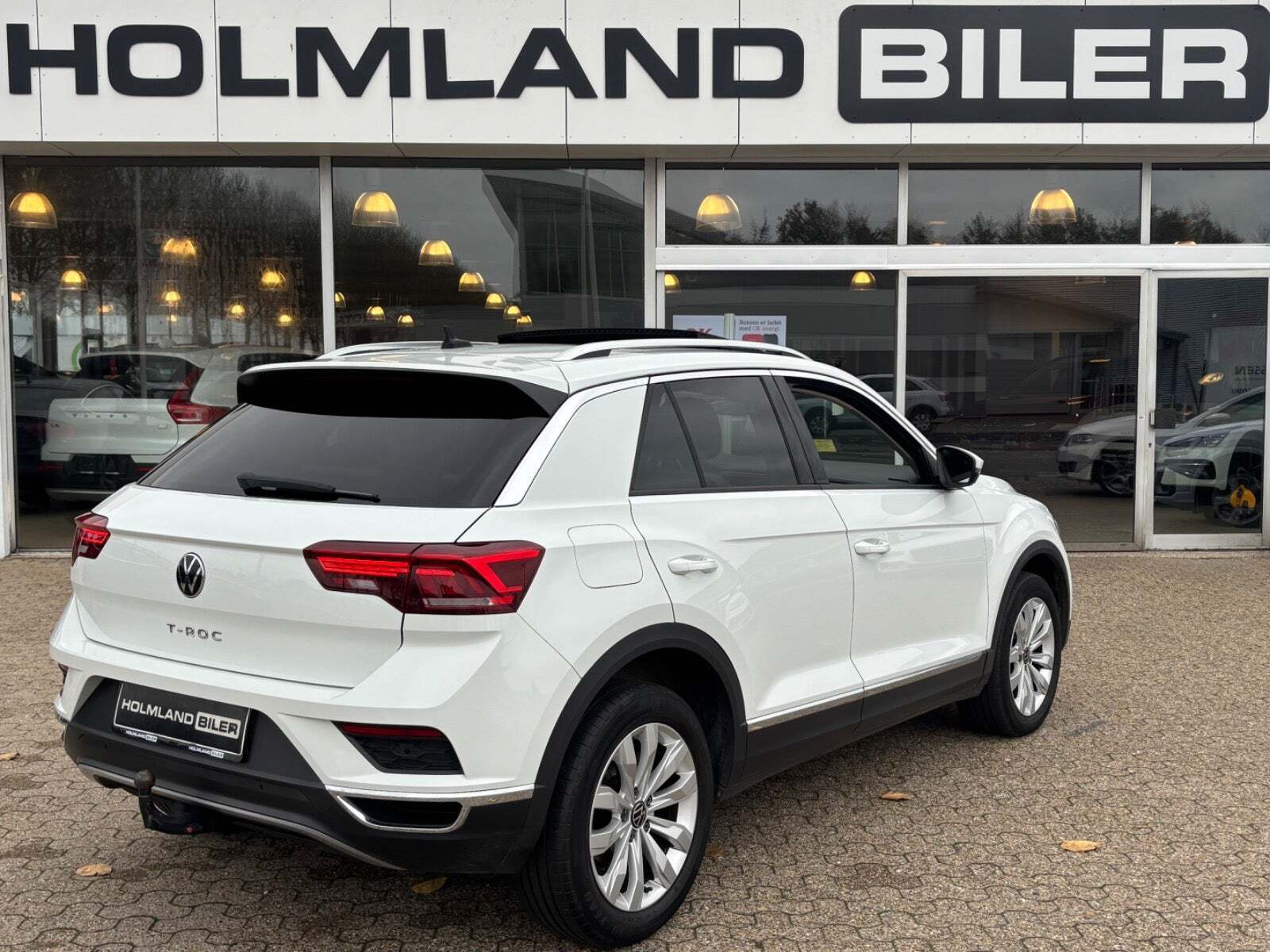 Hvid VW T-Roc fra 2021