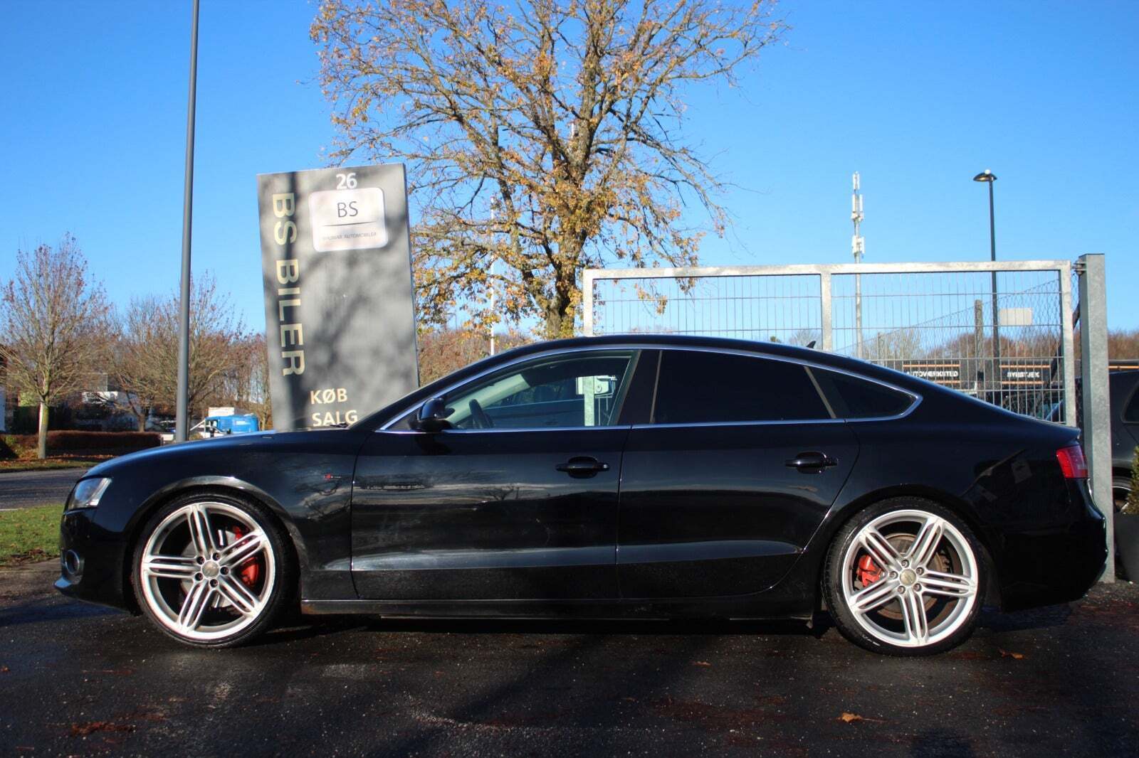 Sort Audi A5 fra 2011