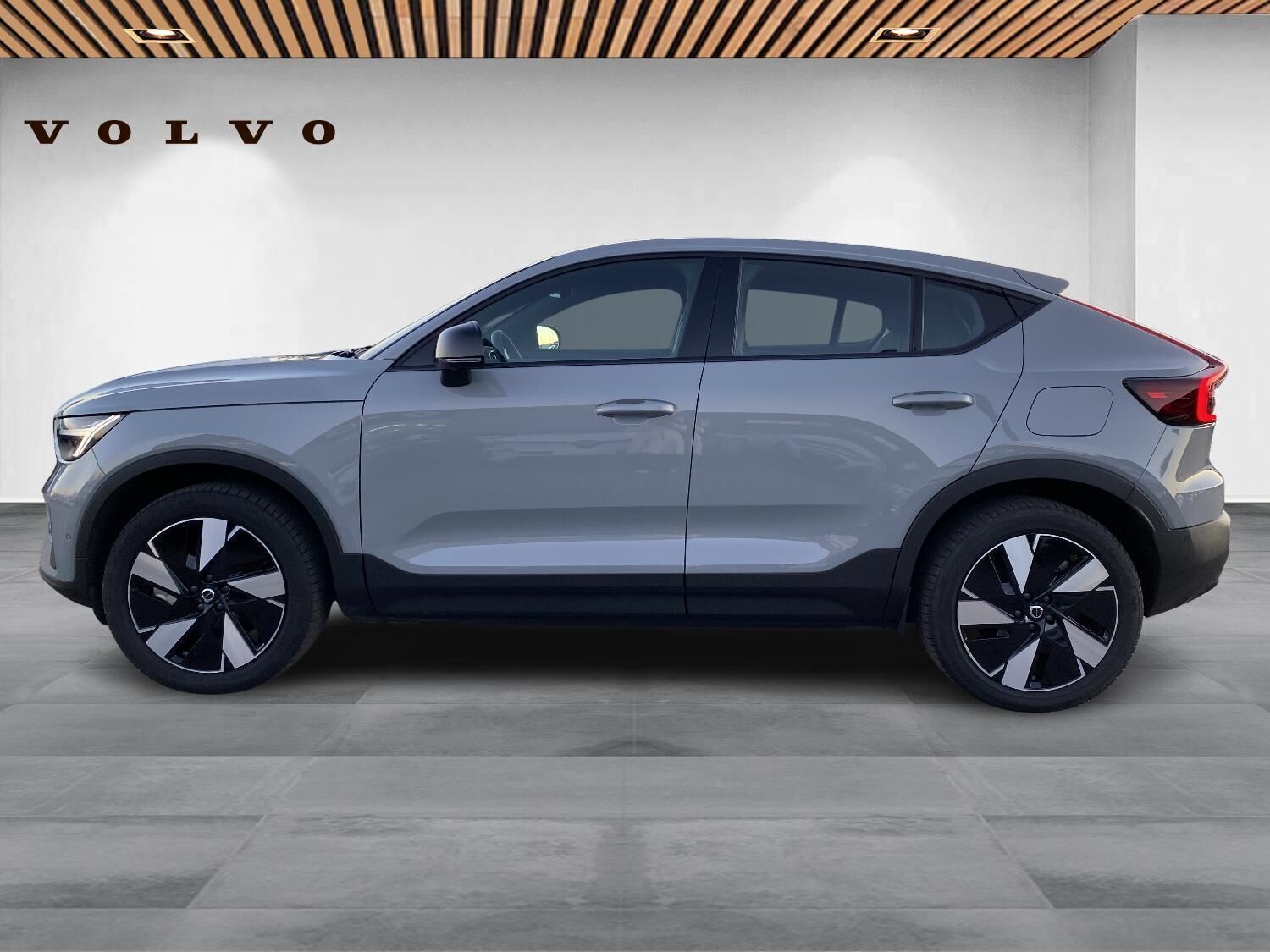 Grå Volvo EC40 fra 2025