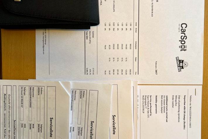 Sort Audi A4 fra 2018