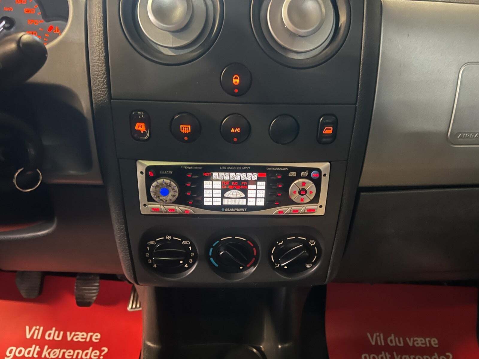 Orange Citroën Berlingo fra 2004