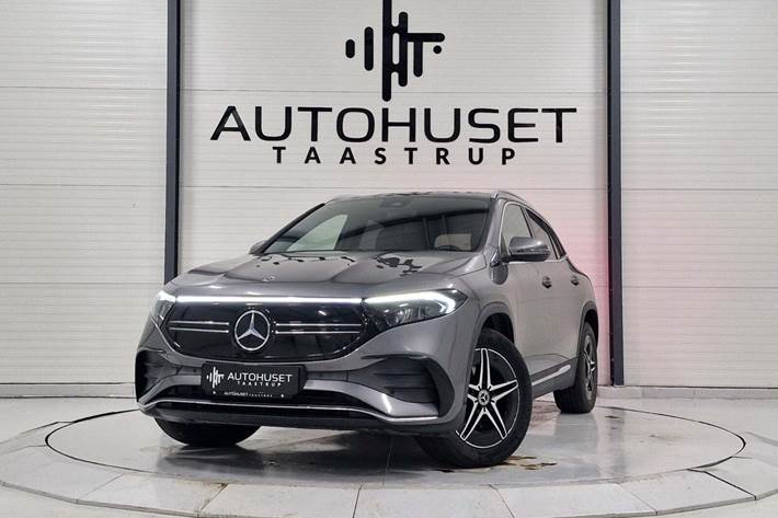 Grå Mercedes EQA250 fra 2021 set udefra