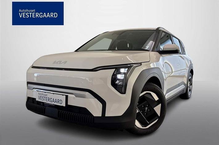 Hvid Kia EV3 fra 2025 set udefra