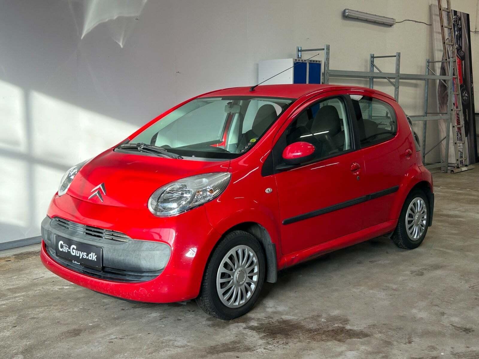 Rød Citroën C1 fra 2006