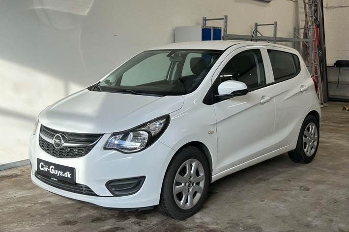 Hvid Opel Karl fra 2016