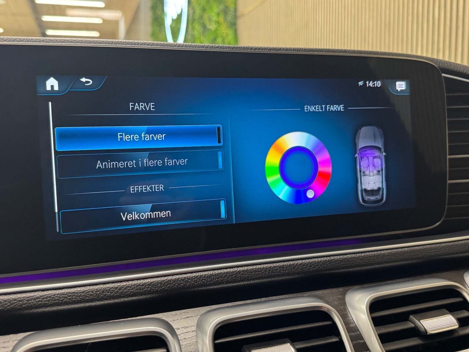 Sort Mercedes GLE350 de fra 2021