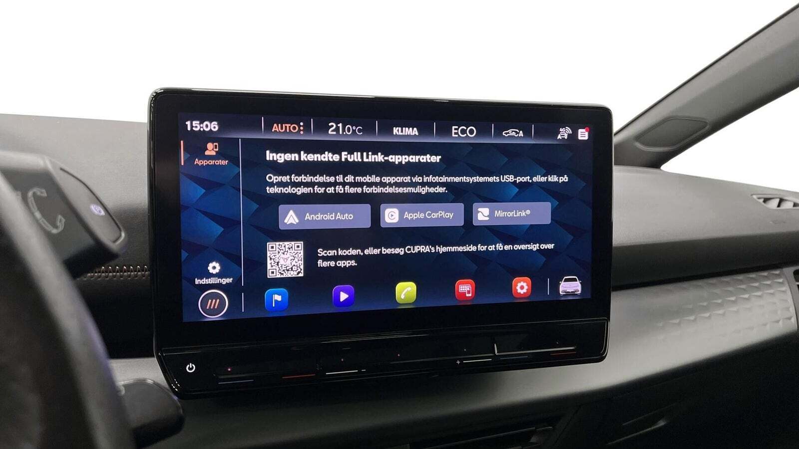 Blå Cupra Born fra 2022