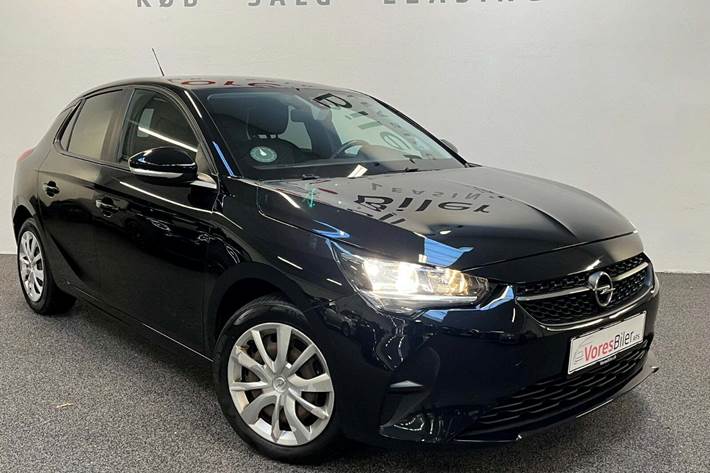 Sort Opel Corsa fra 2020