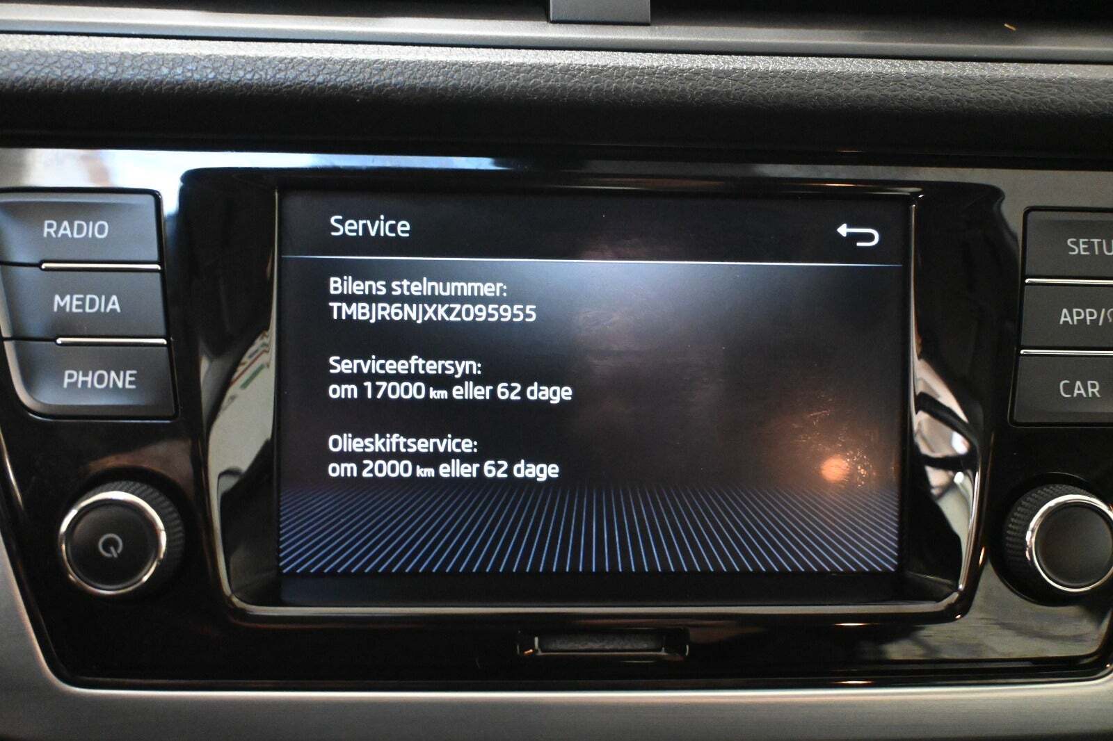 Beige Skoda Fabia fra 2019