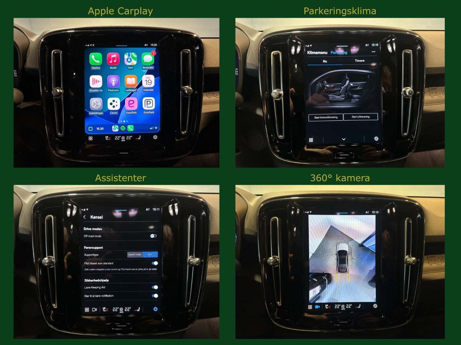 Grå Volvo C40 fra 2024