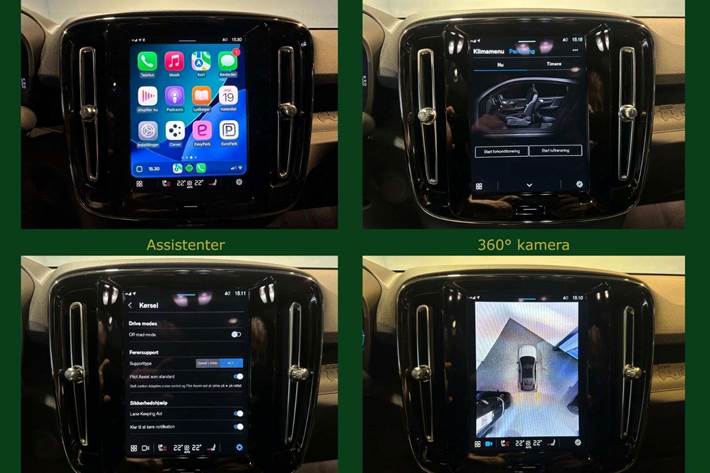 Grå Volvo C40 fra 2024