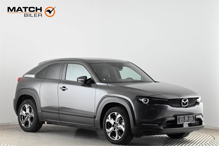 Grå Mazda MX-30 fra 2022 set udefra