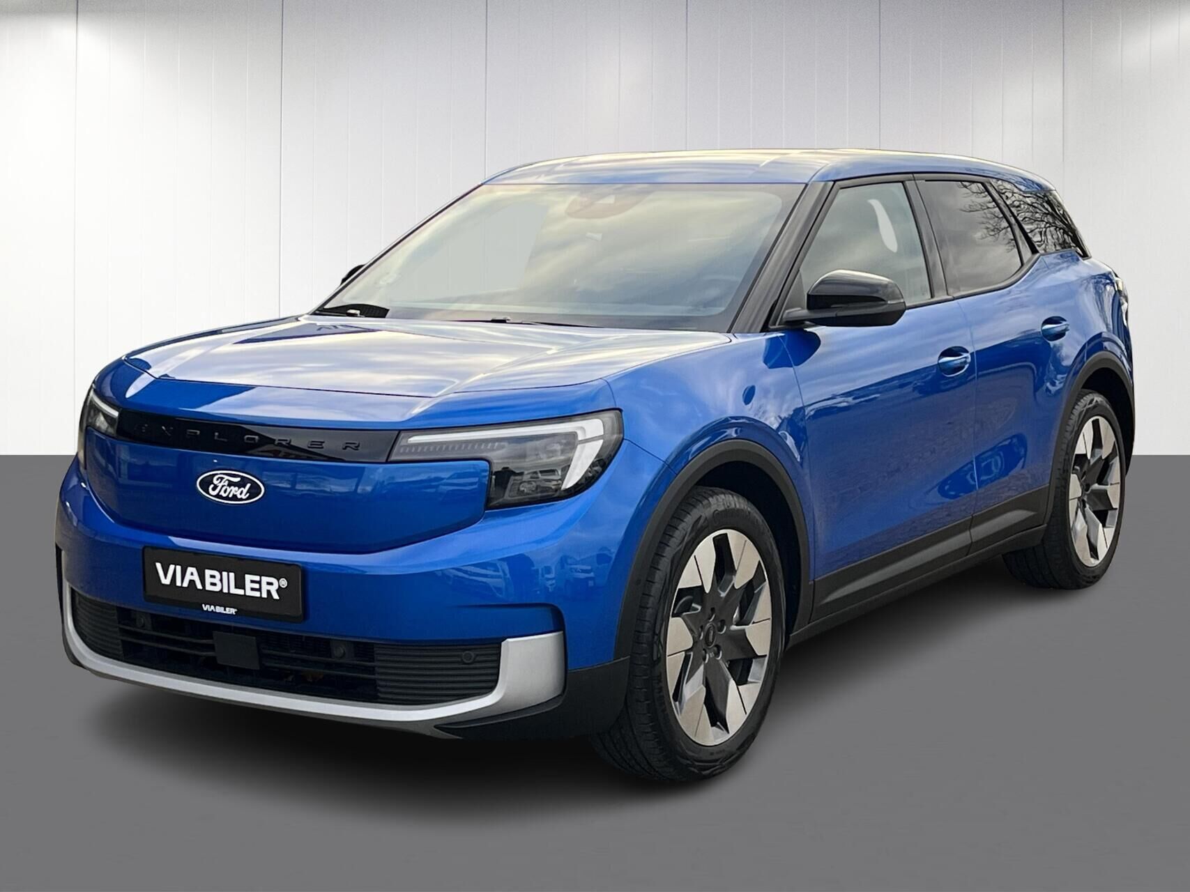 Blå Ford Explorer fra 2025