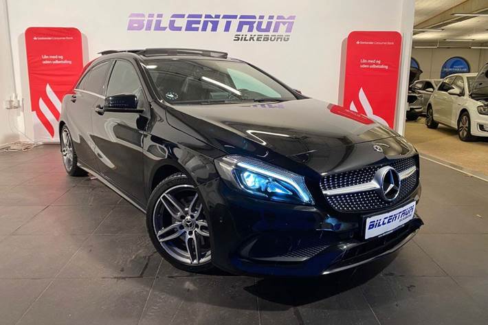 Sort Mercedes A220 d fra 2017 set udefra