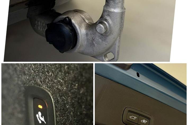 Blå Volvo EX40 fra 2025