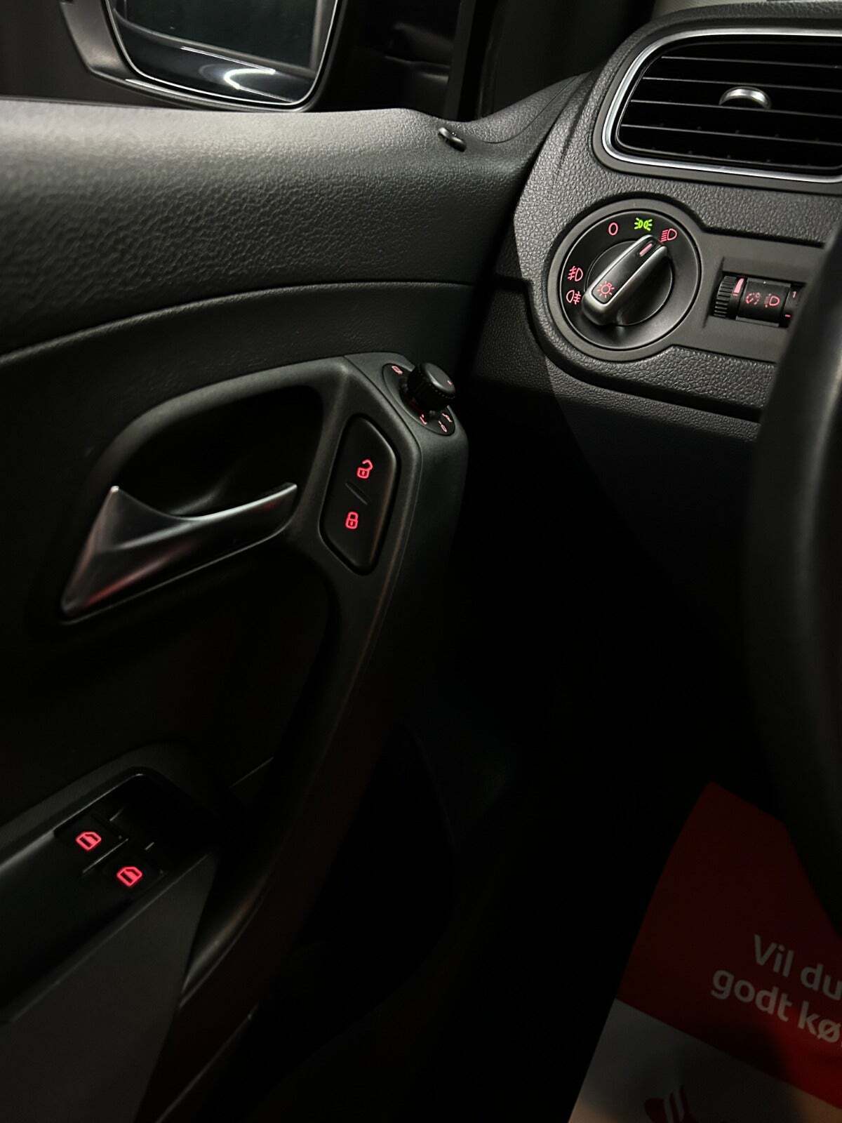 Sort VW Polo fra 2013