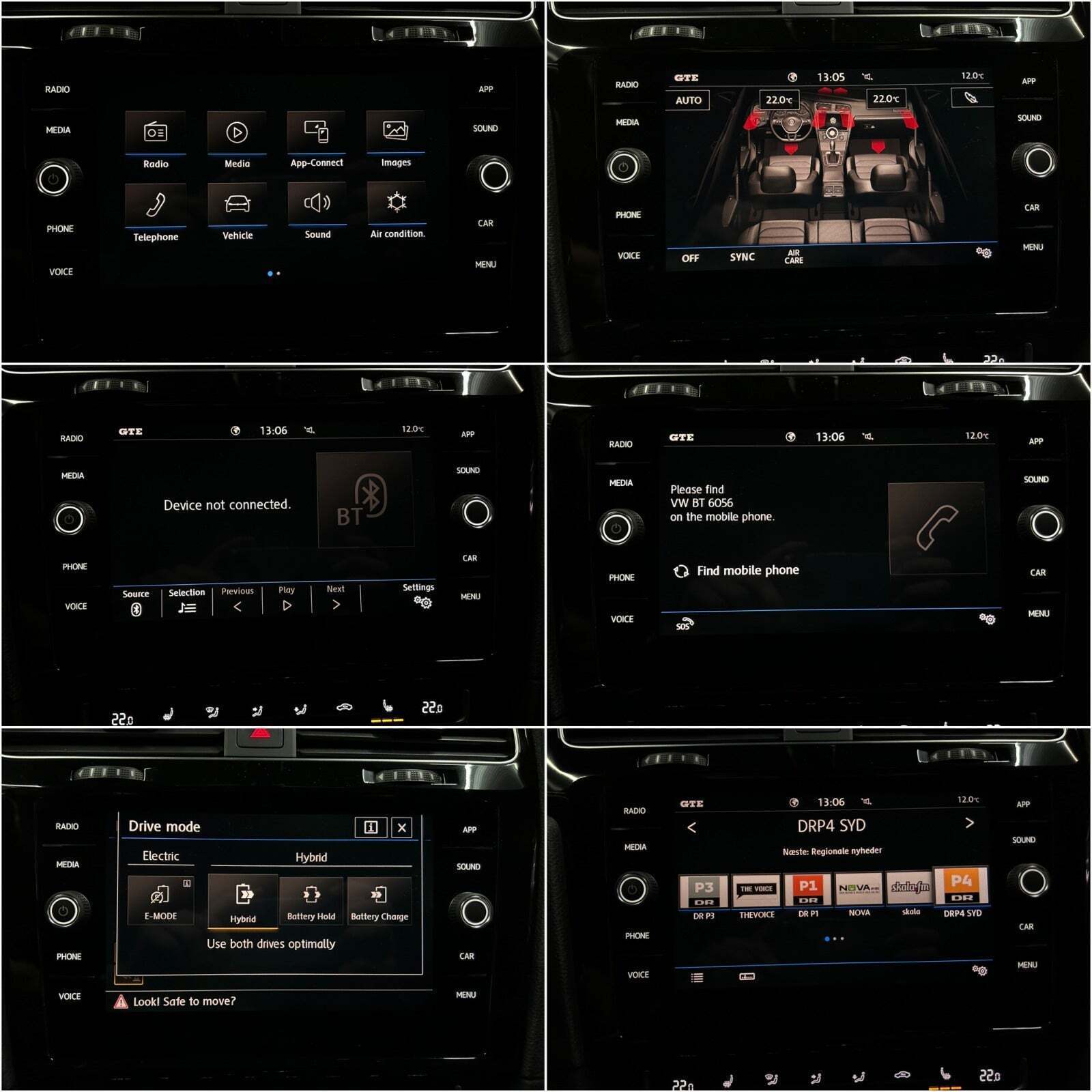Grå VW Golf VII fra 2020