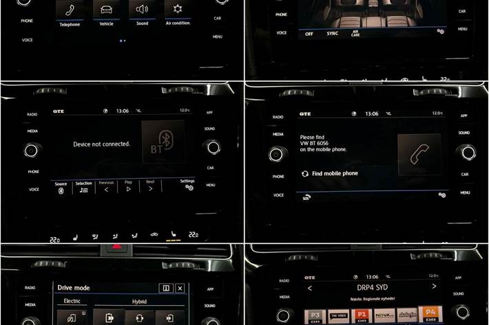 Grå VW Golf VII fra 2020