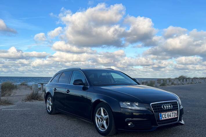 Sort Audi A4 fra 2009