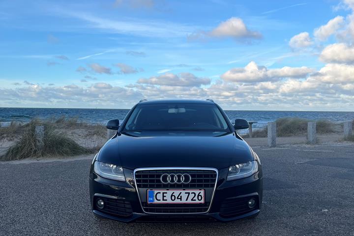 Sort Audi A4 fra 2009