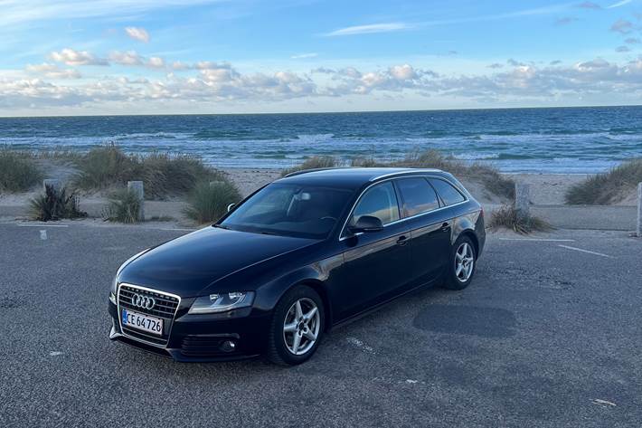 Sort Audi A4 fra 2009