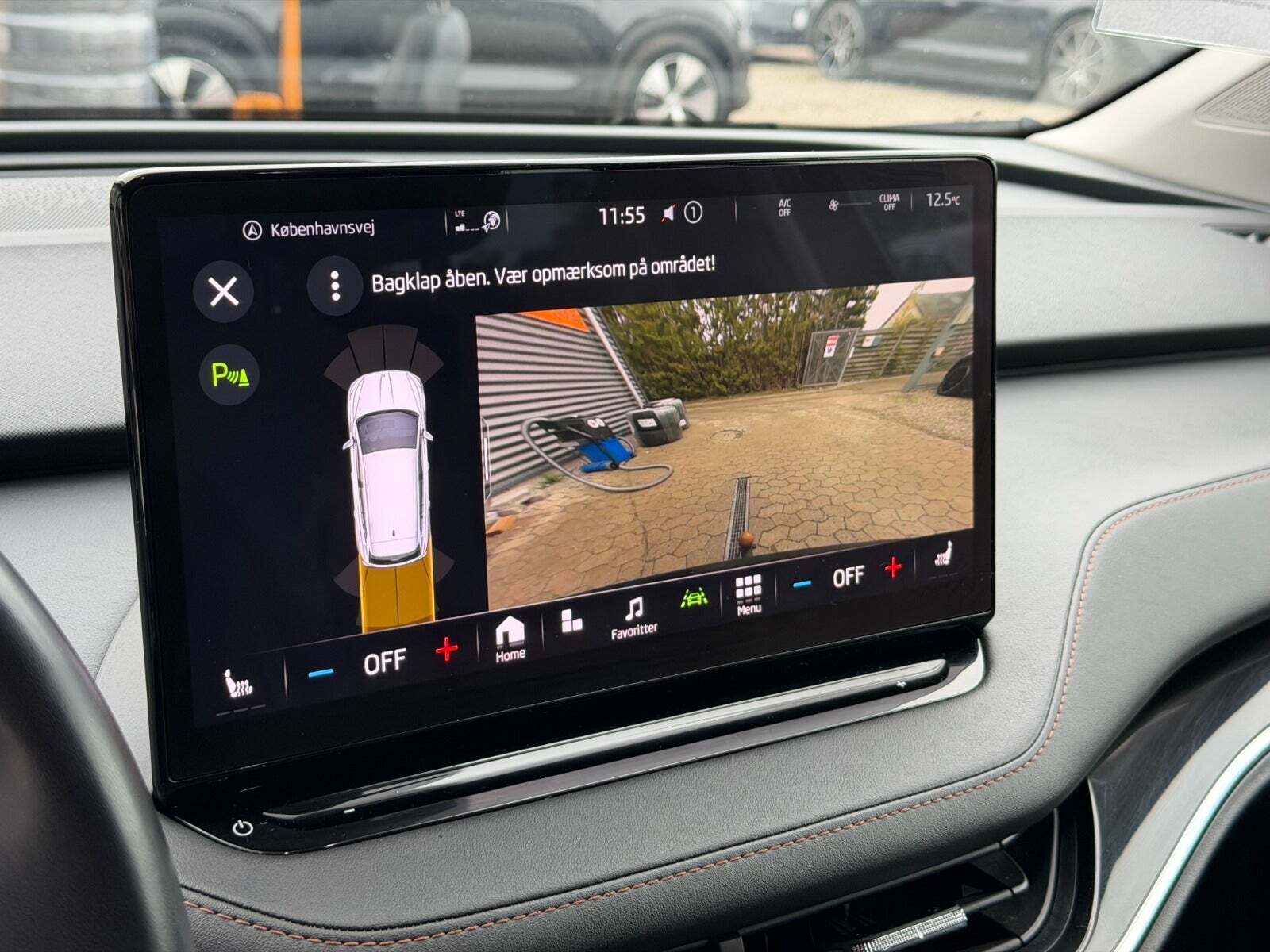 Sort Skoda Enyaq fra 2021