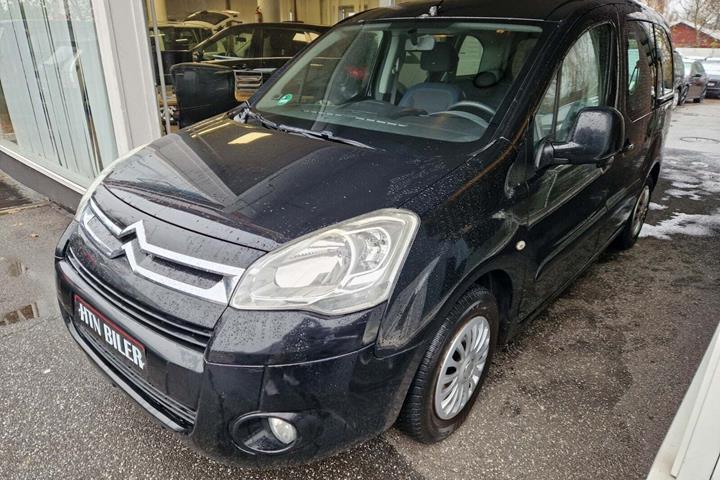 Sort Citroën Berlingo fra 2010 set udefra