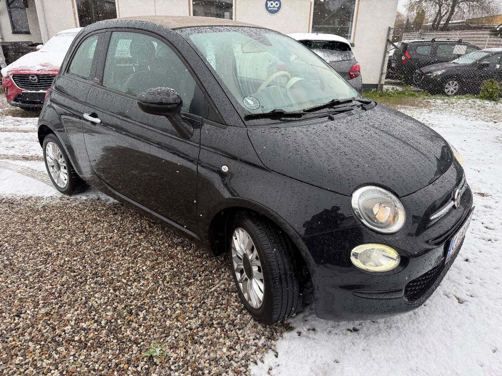 Sort Fiat 500C fra 2015