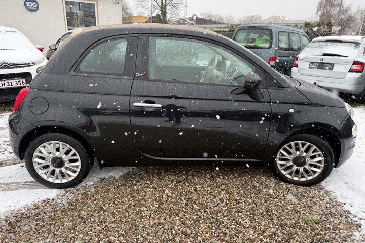 Sort Fiat 500C fra 2015