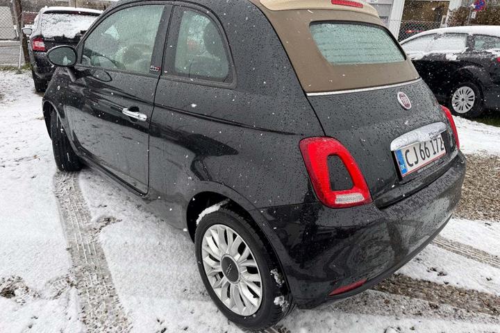 Sort Fiat 500C fra 2015