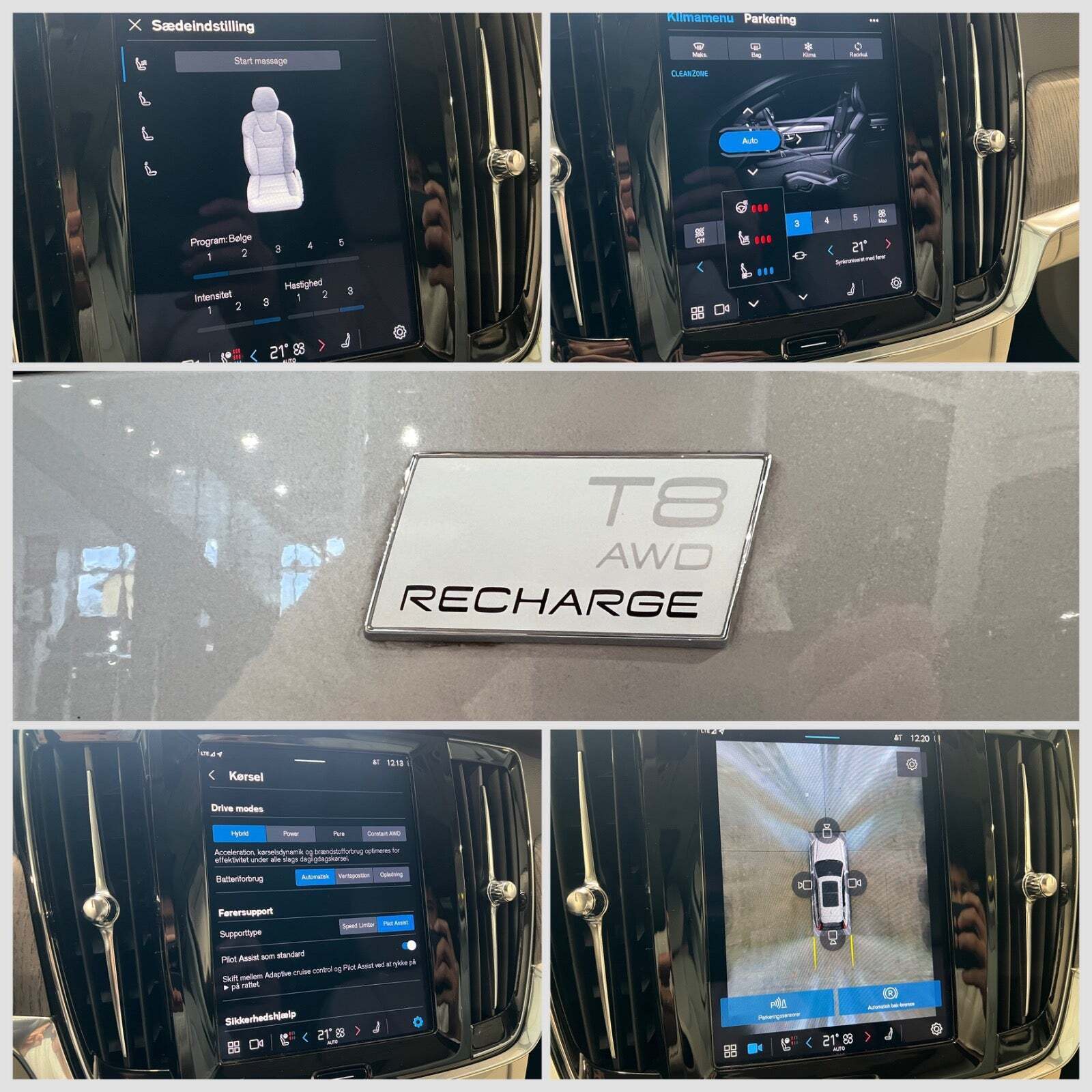 Sølv Volvo V90 fra 2023