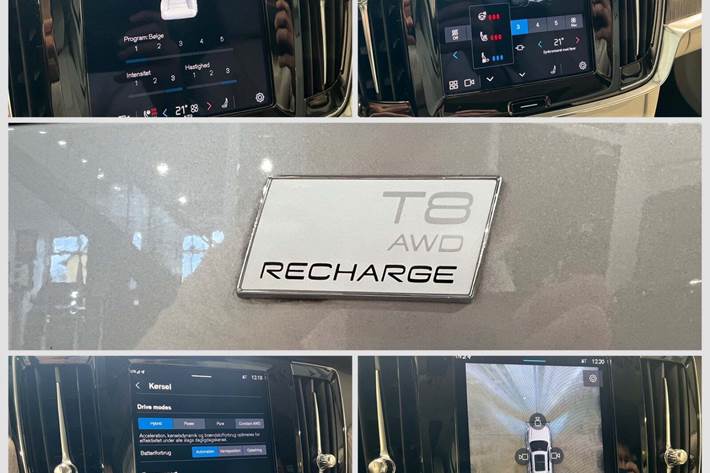 Sølv Volvo V90 fra 2023