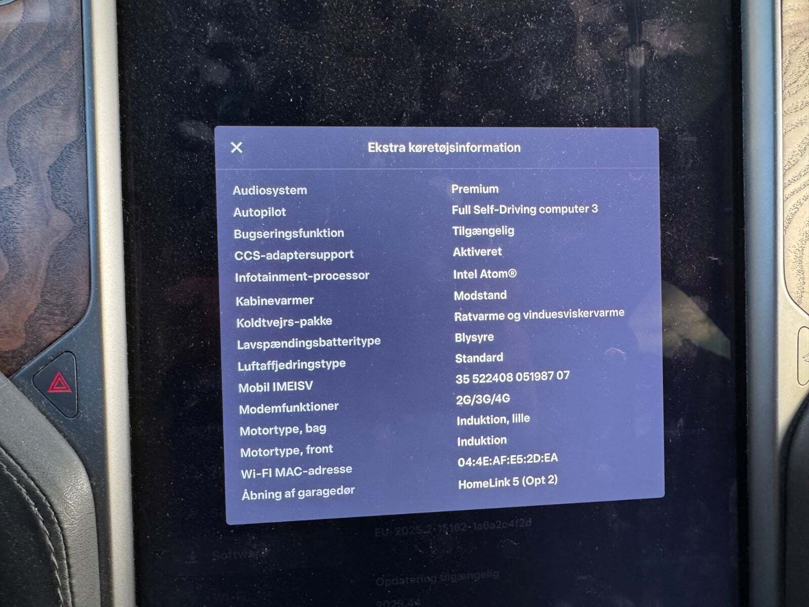 Sort Tesla Model X fra 2019