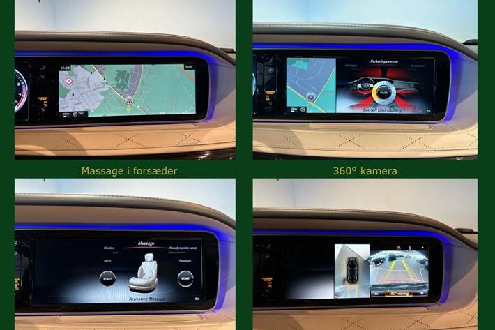 Grå Mercedes S63 fra 2015