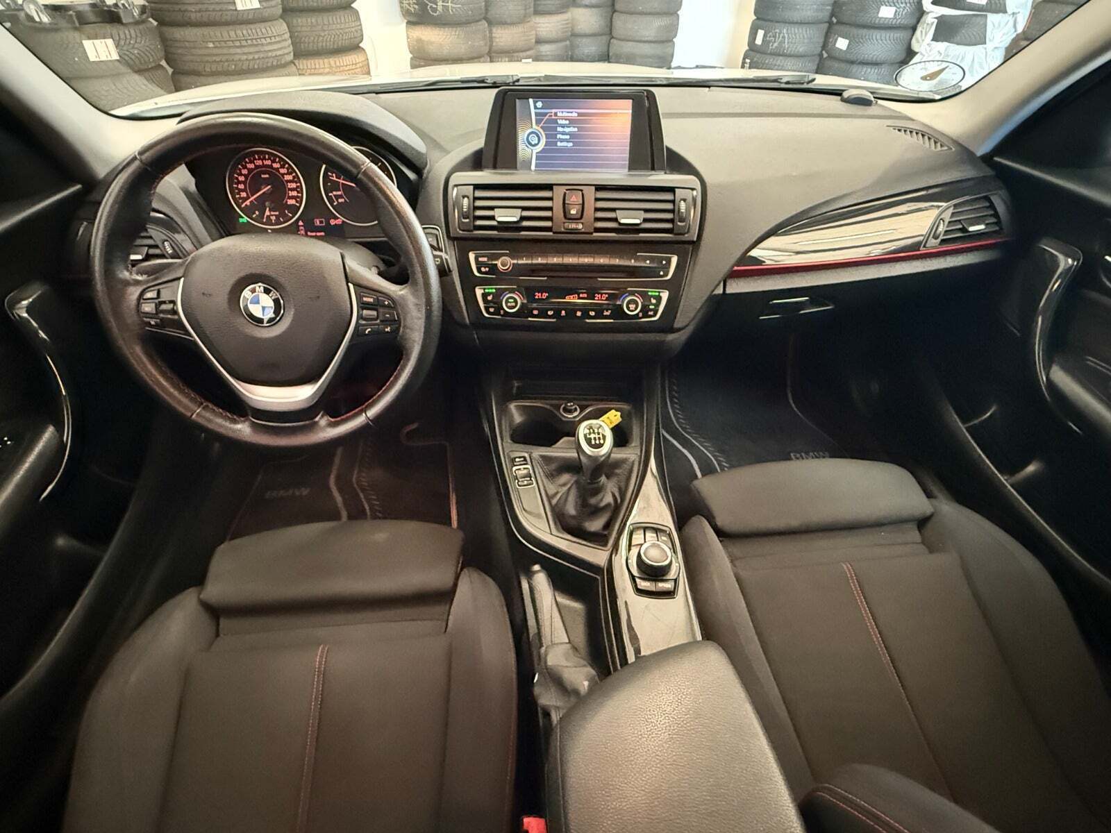 Hvid BMW 116d fra 2014
