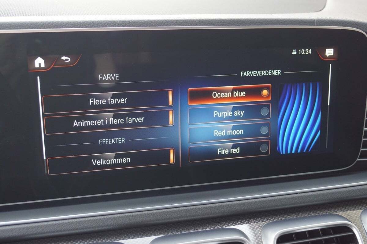 Hvid Mercedes GLE350 de fra 2022