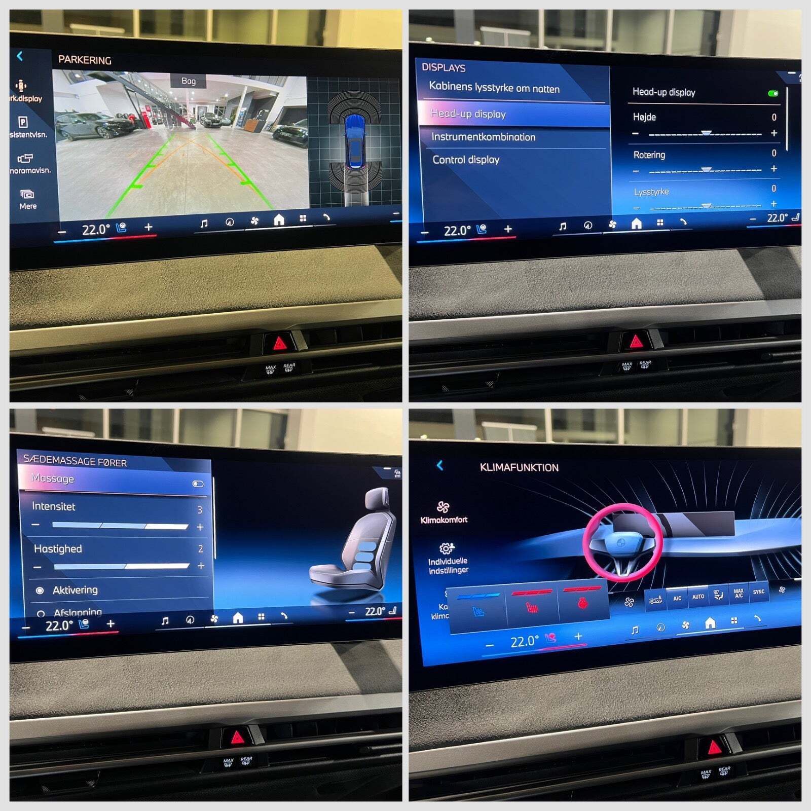 Blå BMW iX fra 2025