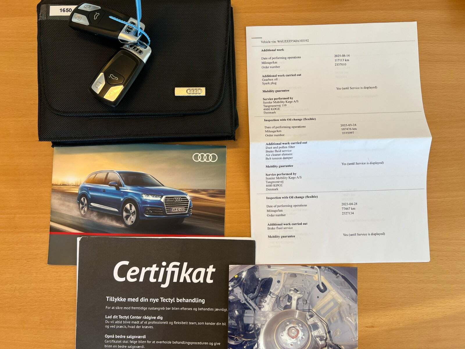 Sølv Audi A5 fra 2018