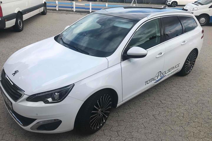 Hvid Peugeot 308 fra 2014