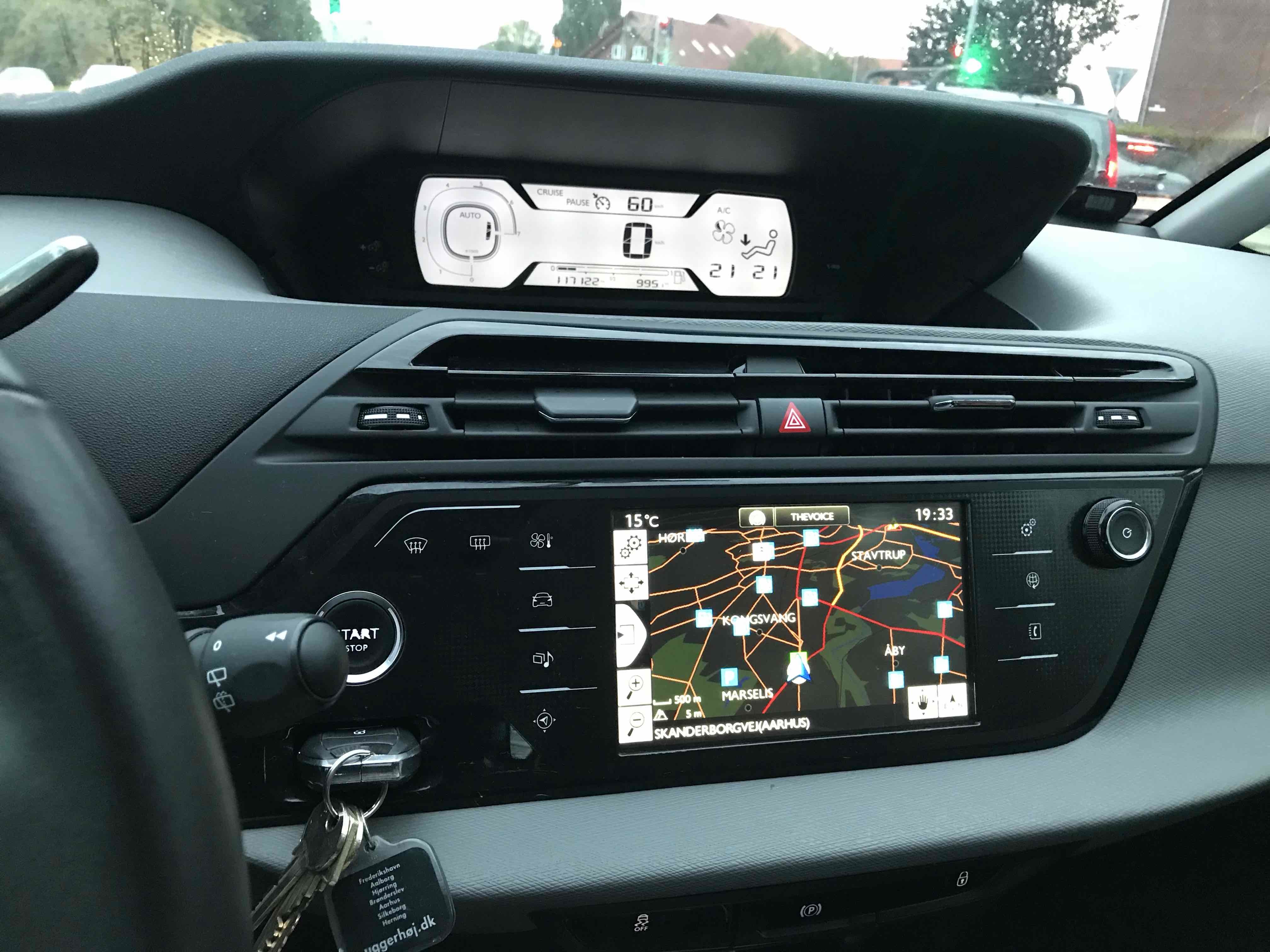 Rød Citroën C4 Picasso fra 2013
